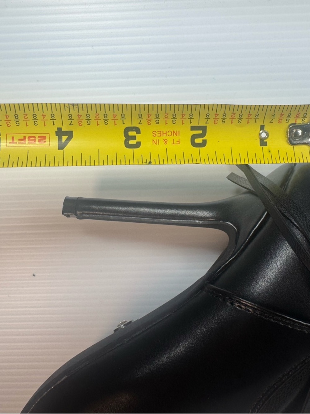 Azalea Wang Katrice Black Fringe Thigh High Boots Stiletto  Sizes 6.5 thru 11 - Picture 4 of 5